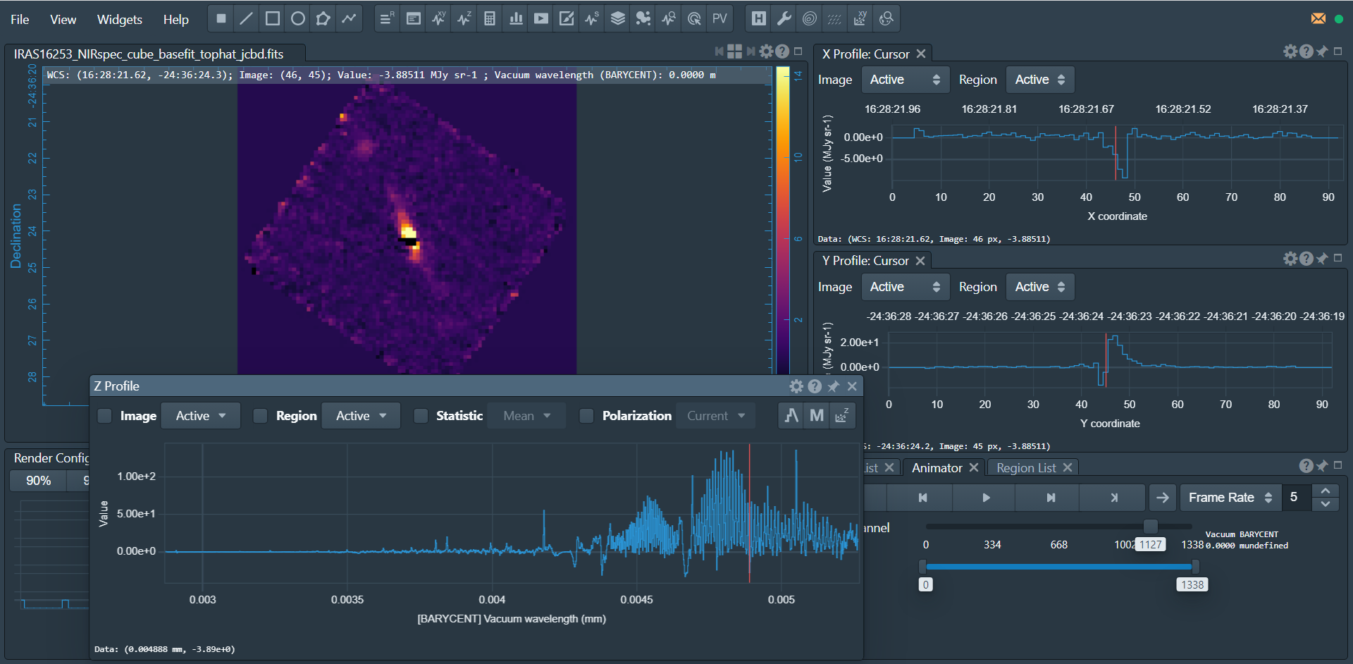 Raw data from JWST